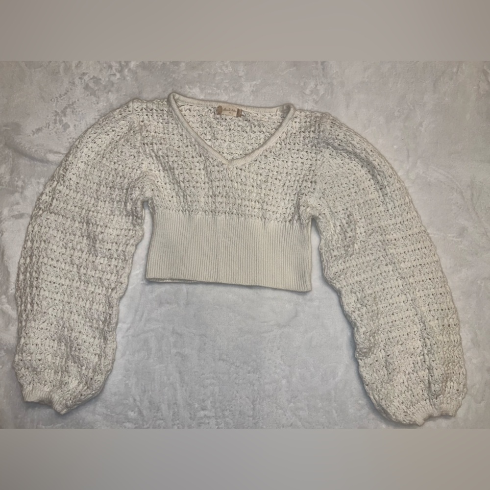 Alter’d State White Knit Sweater